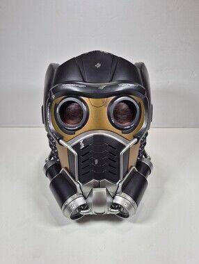 Marvel Star Lord Electronic Helmet Light Up Guardians Gotg Tested Working Condit